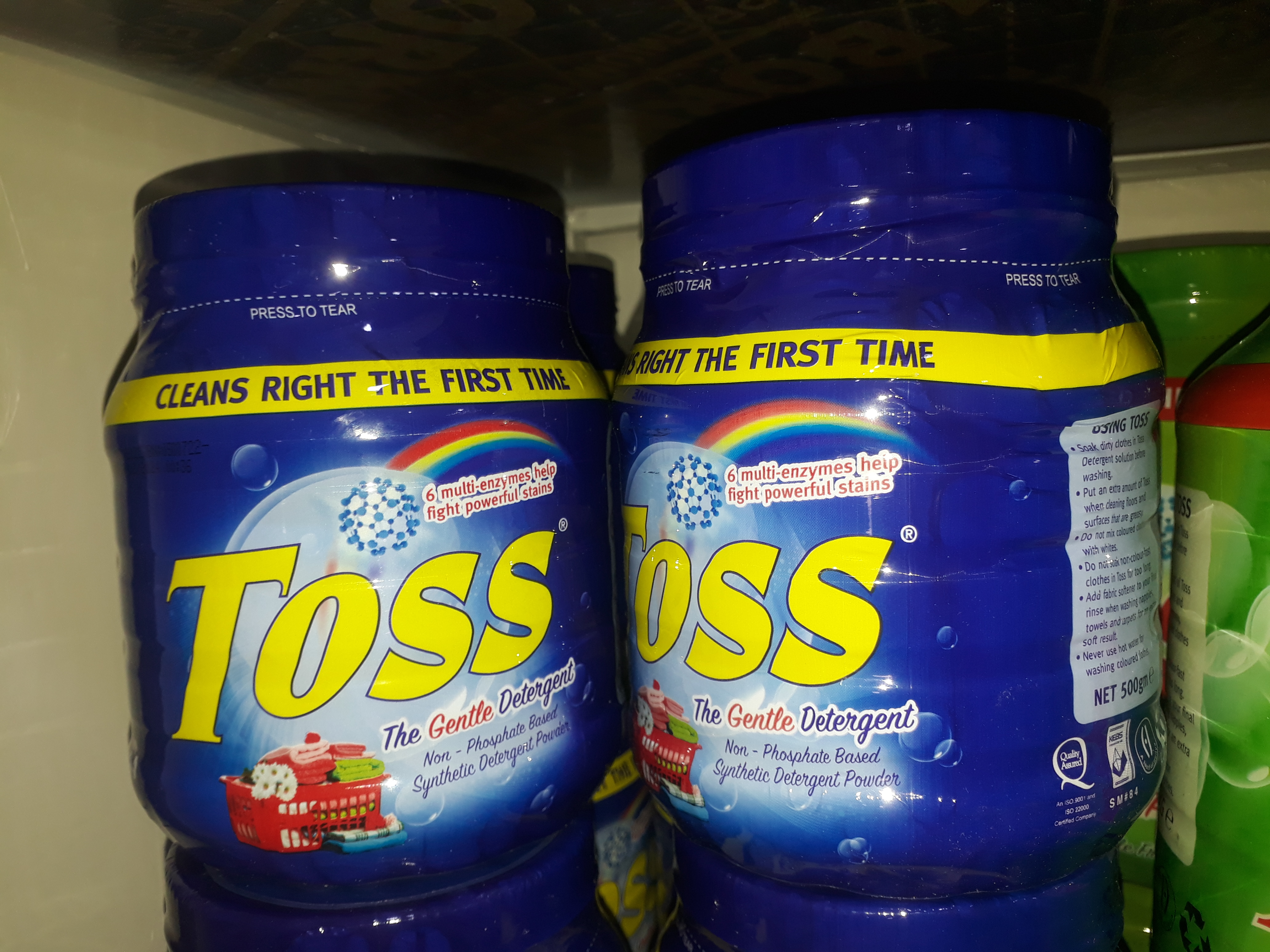 TOSS -THE GENTLE DETERGENT